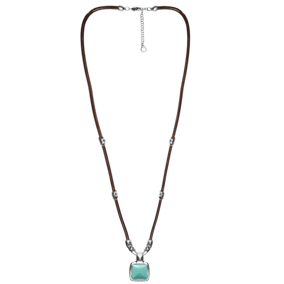 Серебряное колье женское с муранским стеклом Ciclon Kool