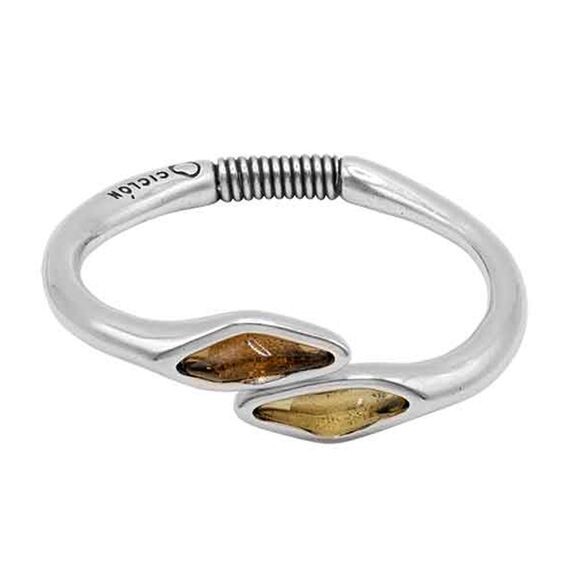 Серебряный браслет с муранским стеклом Ciclon Beskydy