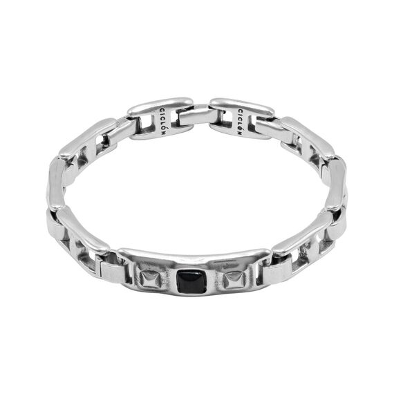 Серебряный браслет женский с муранским стеклом Ciclon Mini Metal, Размер (мм): 175-180