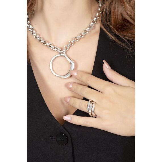 Серебряное кольцо сборное Ciclon Sol Y Luna, Размер (мм): 18,4, изображение 2