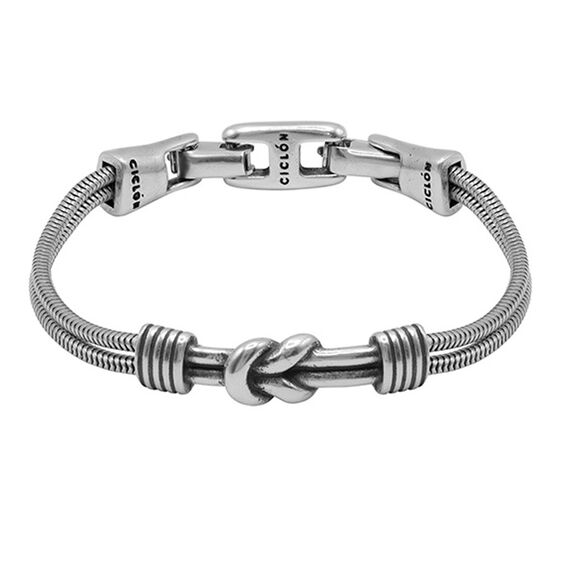 Серебряный браслет на руку Ciclon Mini Llano, Размер (мм): 190-195