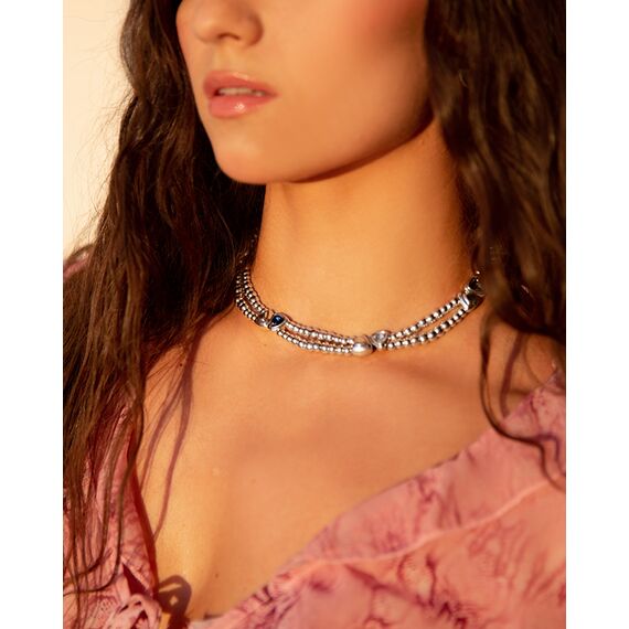 Серебряное колье женское Ciclon Oasis, Размер (мм): 420-430-440, изображение 2