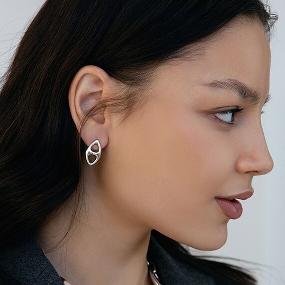 Серебряные серьги женские Ciclon Alai, изображение 2