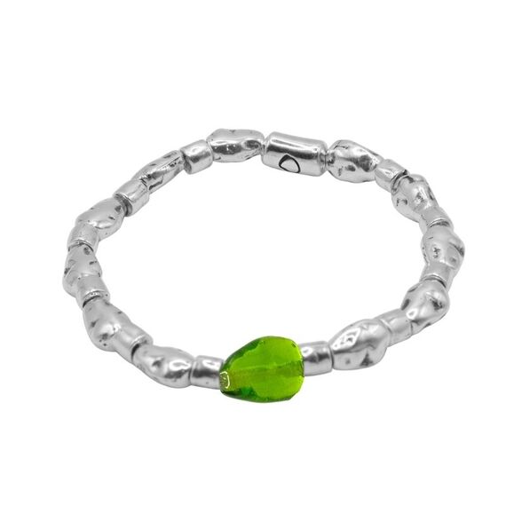 Серебряный браслет с муранским стеклом Ciclon Liquid