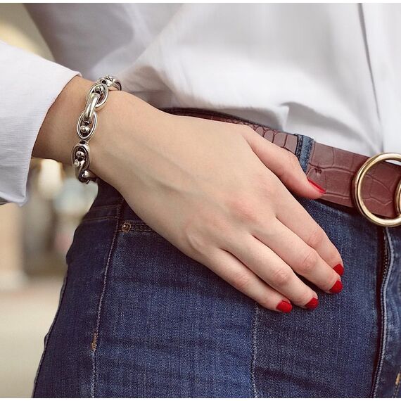 Серебряный браслет женский на руку Ciclon Essentials, изображение 5