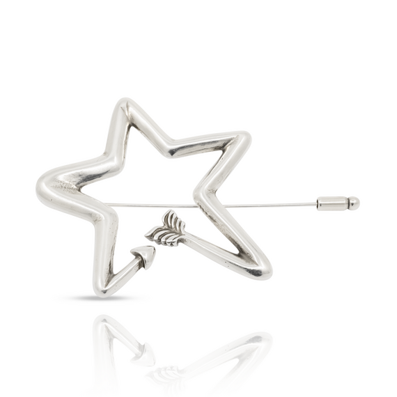 Серебряная брошь Ciclon Flella, изображение 2