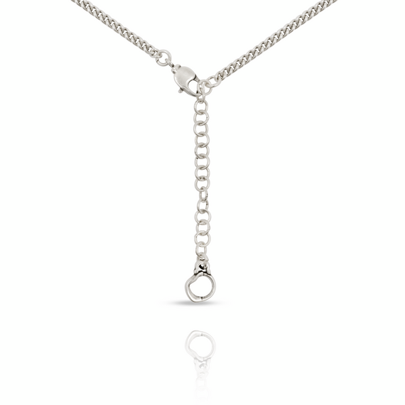 Серебряное колье женское с муранским стеклом Ciclon Flora, изображение 2