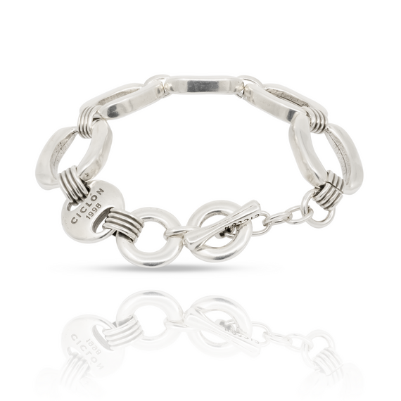 Серебряный браслет женский на руку Ciclon Valerie, изображение 3