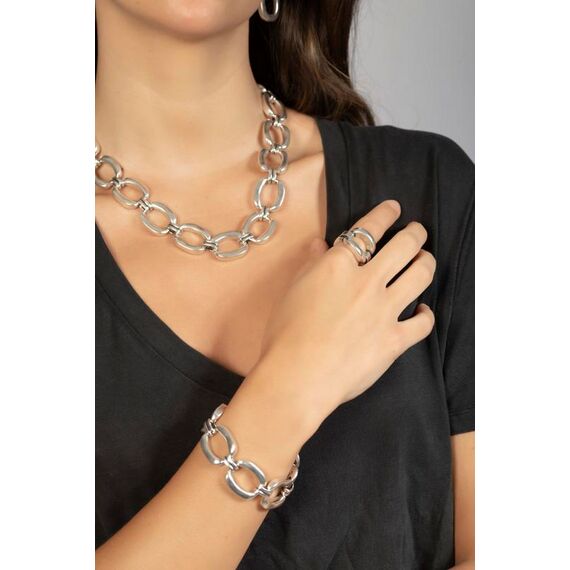 Серебряный браслет женский на руку Ciclon Valerie, изображение 5