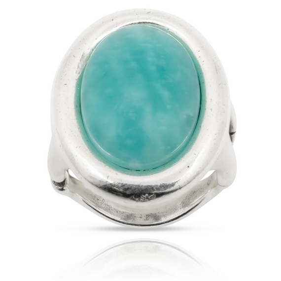 Серебряное кольцо женское с натуральным камнем Ciclon New Ventura, изображение 3