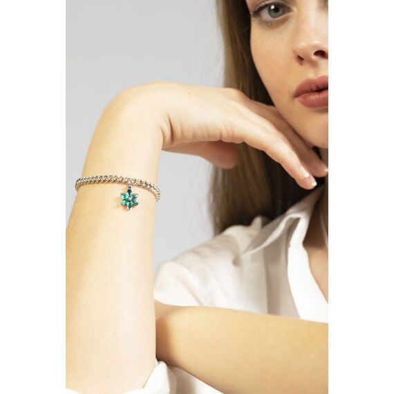 Серебряный браслет с подвеской Ciclon Flora, изображение 2