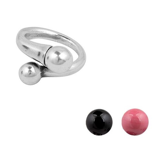 Серебряное кольцо с муранским стеклом Ciclon Mimetic, Размер (мм): 17,8-18,4