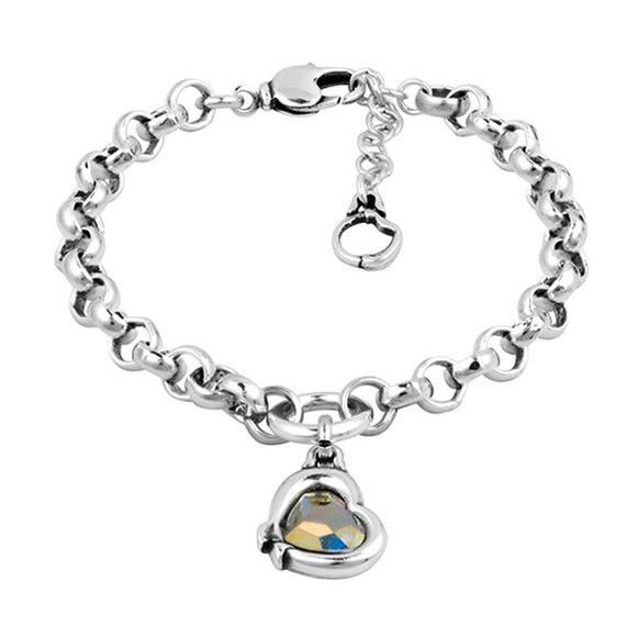 Серебряный браслет с сердечком Ciclon Amore