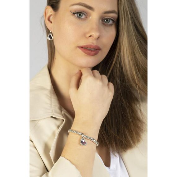 Серебряный браслет с сердечком Ciclon Amada, изображение 2