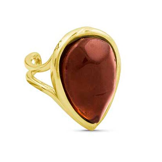 Золотое кольцо женское с муранским стеклом Ciclon Lizana, Размер (мм): 17,8-18,4