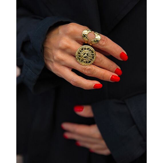 Золотое кольцо женское Ciclon Acapulco, изображение 2