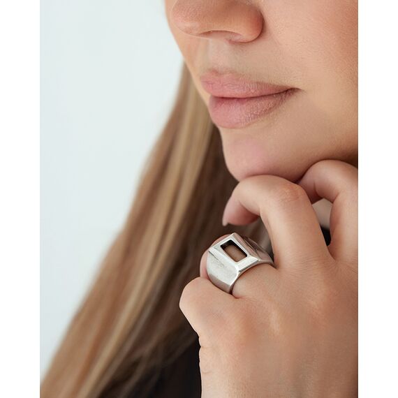 Cеребряное кольцо Ciclon Escultura, Размер (мм): 16,5, изображение 3