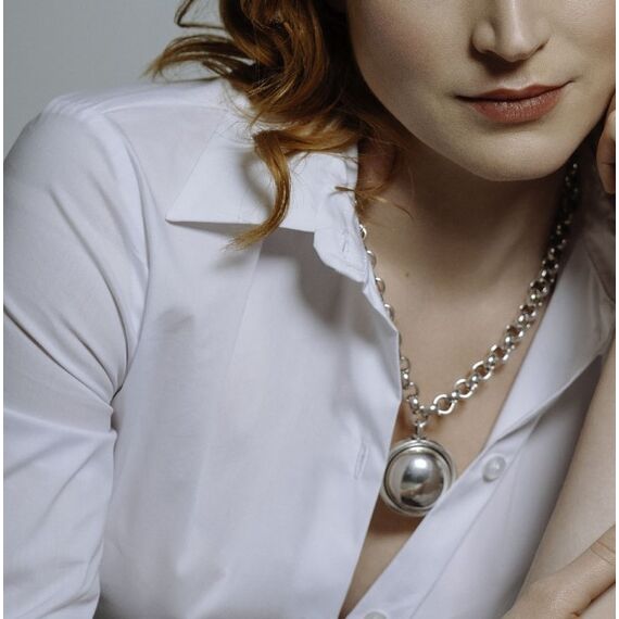 Серебряное колье с кулоном Ciclon Vera, изображение 2