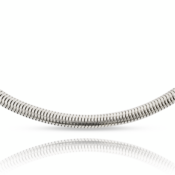 Серебряное колье с кристаллом Сваровски Ciclon Solitario, изображение 3