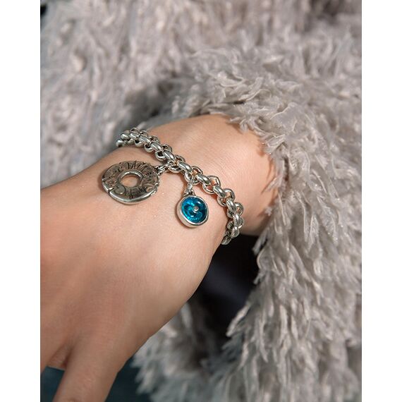 Серебряный браслет женский с подвесками Ciclon Essential, изображение 3