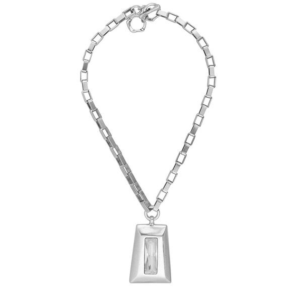 Серебряное колье с муранским стеклом Ciclon Escultura