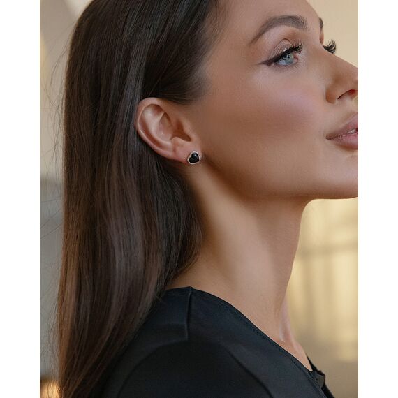 Серебряные серьги пусеты Ciclon Pasion, изображение 2