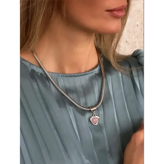 Серебряное колье с муранским стеклом Ciclon Incondicional, изображение 2