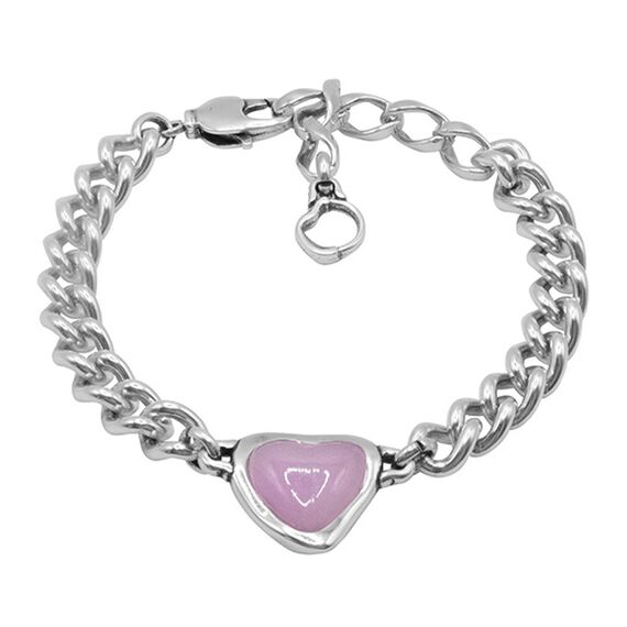 Серебряный браслет с сердечком Ciclon Idilio