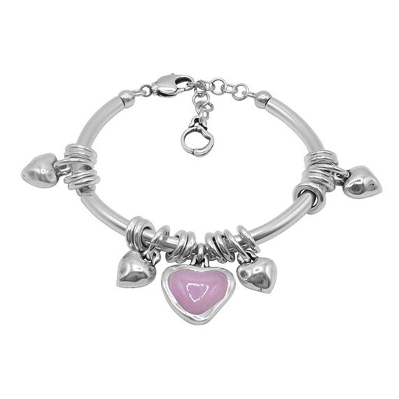 Серебряный браслет с сердечком Ciclon Latidos