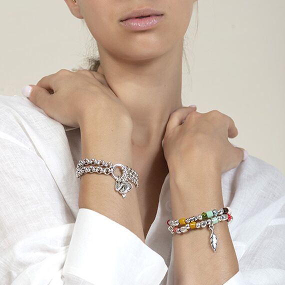 Серебряный браслет с муранским стеклом Ciclon Savage, изображение 2