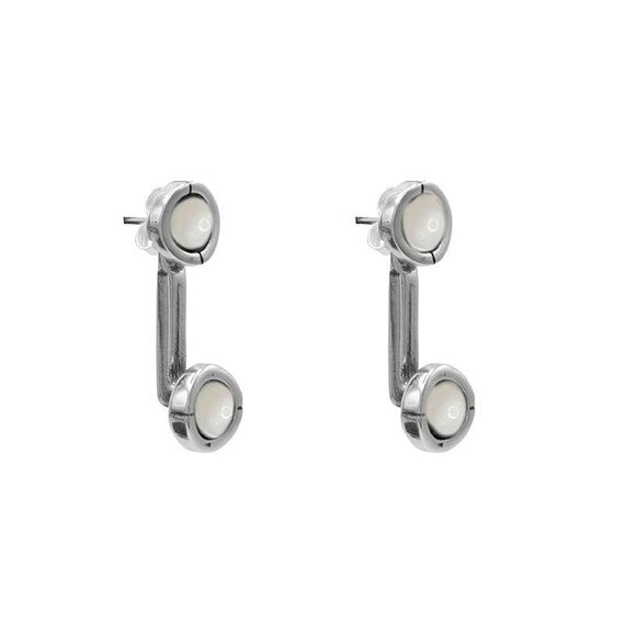 Серебряные серьги с муранским стеклом Ciclon Divino