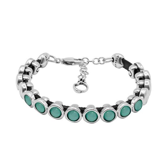 Серебряный браслет с муранским стеклом Ciclon Sutil