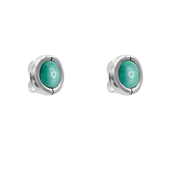 Серебряные серьги с муранским стеклом Ciclon Unique