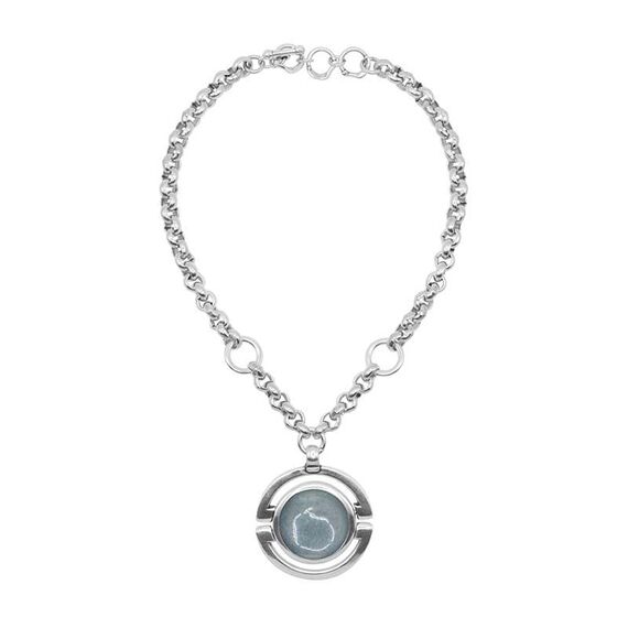 Серебряное колье с муранским стеклом Ciclon Magnifica