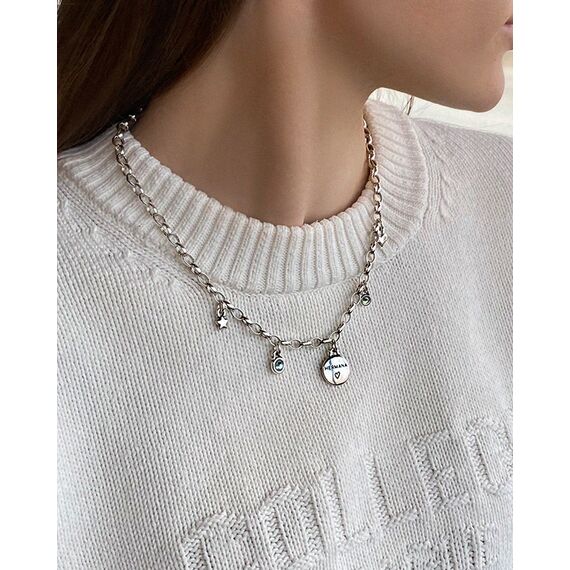 Серебряное колье женское Ciclon Hermanas, изображение 2