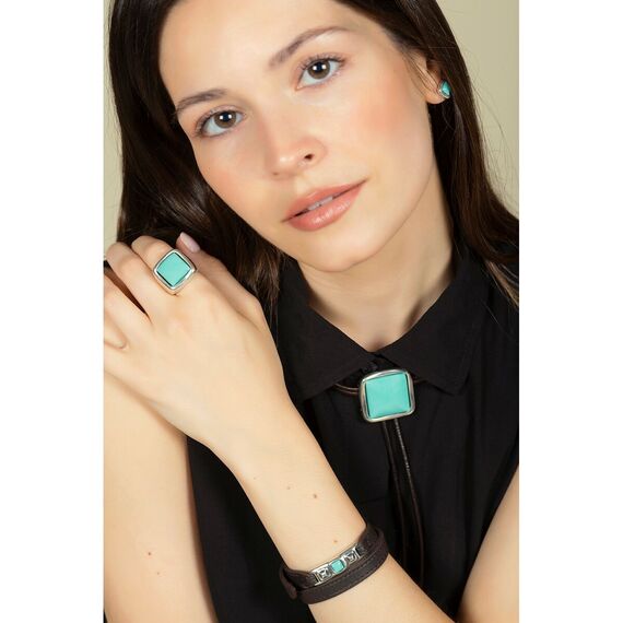 Серебряное колье женское с муранским стеклом Ciclon Korbatero, изображение 3