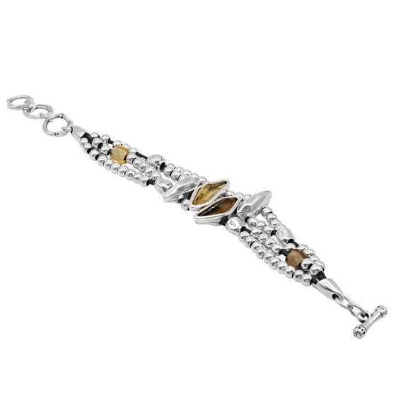 Серебряный браслет из бусин Ciclon Valle de Cryctal