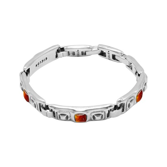 Серебряный браслет женский с муранским стеклом Ciclon Multi, Размер (мм): 175-180