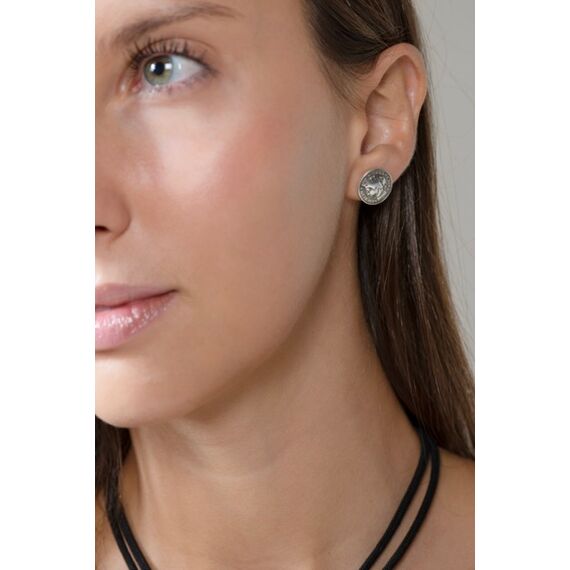 Серебряные серьги женские Ciclon France, изображение 3