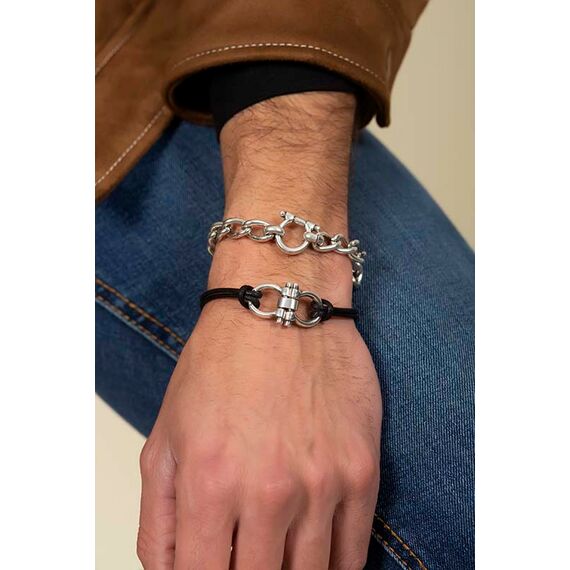 Серебряный браслет мужской Ciclon Eslabon, Размер (мм): 215, изображение 2