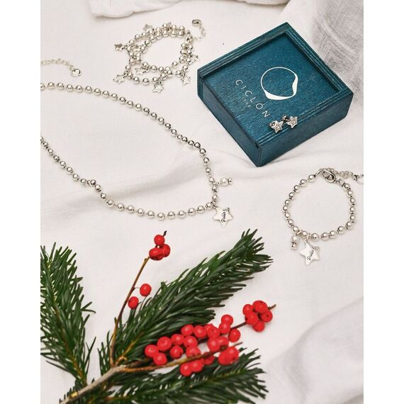 Серебряное колье с муранским стеклом Ciclon Flella, Размер (мм): 400-470, изображение 3