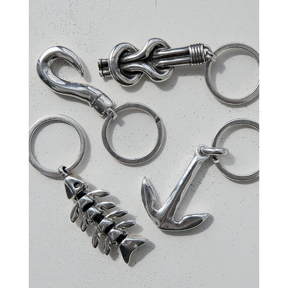 Брелок для ключей серебряный Ciclon Raspa, изображение 2