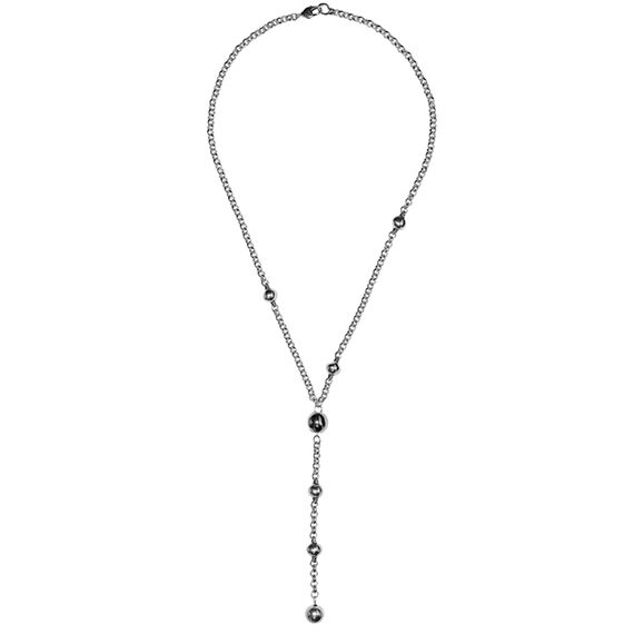 Серебряное колье женское Ciclon Spheric, Размер (мм): 800