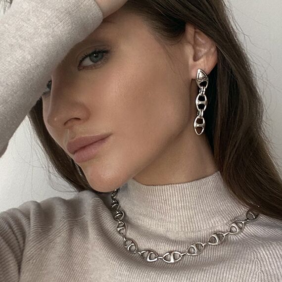 Серебряные серьги женские Ciclon Discovery, изображение 2