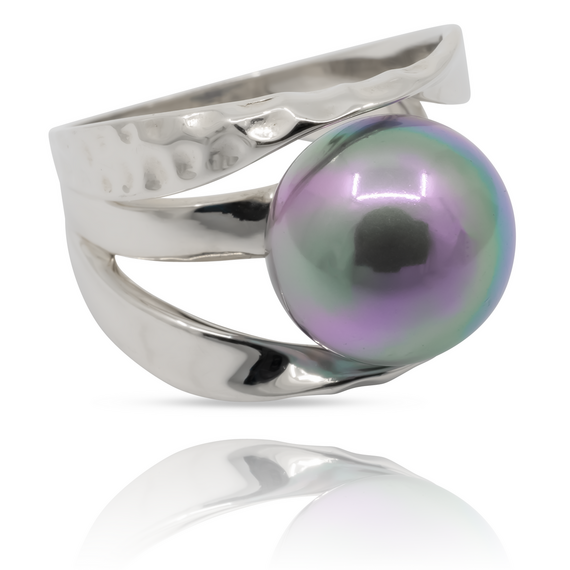 Серебряное кольцо с жемчугом Majorica Planet, Размер (мм): 16,85, изображение 2