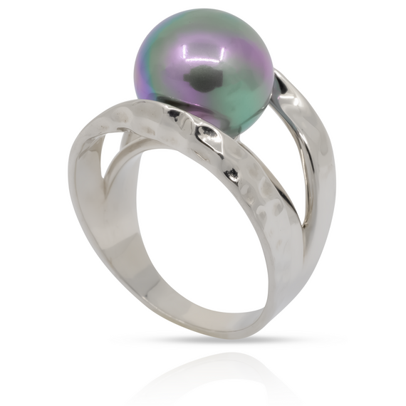 Серебряное кольцо с жемчугом Majorica Planet, Размер (мм): 16,85, изображение 3