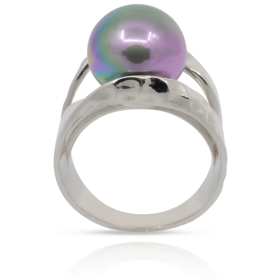 Серебряное кольцо с жемчугом Majorica Planet, Размер (мм): 16,85, изображение 4