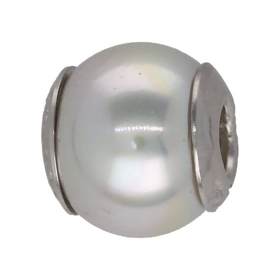 Серебряная подвеска с органическим жемчугом Majorica Zindis, изображение 4