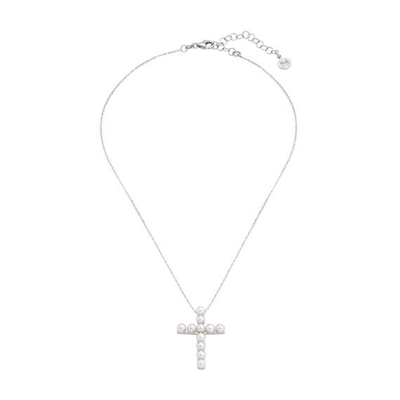 Серебряное колье с жемчугом Majorica Lagom