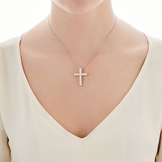 Серебряное колье с жемчугом Majorica Lagom, изображение 2